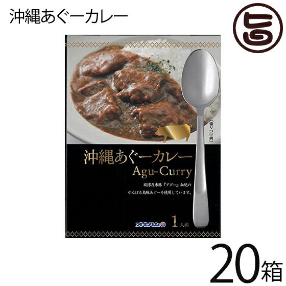 オキハム 沖縄あぐーカレー 180g×20箱 沖縄 土産 簡単調理 おかず レトルト アグー 豚 たけしの家庭の医学 ターメリック クルクミン