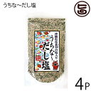 はぎの食品 沖縄限定 沖縄県産北谷の塩入り うちな～だし塩 160g×4P だし塩 和風 お土産 定番 調味料 沖縄 土産