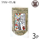 はぎの食品 沖縄限定 沖縄県産北谷の塩入り うちな～だし塩 160g×3P だし塩 和風 お土産 定番 調味料 沖縄 土産