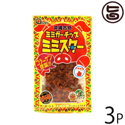 あさひ ピリ辛 ミミガーチップ ミミスター 40g×3袋 沖縄 土産 沖縄土産 豚耳 珍味 おつまみ おやつ