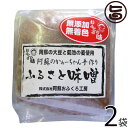 阿蘇おふくろ工房 ふるさと味噌 500g×2P 熊本県 阿蘇の大豆と菊池の麦を使用 イソフラボン 発酵食品 無添加 無着色