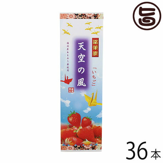 イソップ製菓 いちご大箱 天空の風×36本 熊本県 人気 定番 土産 お菓子 和菓子 仏事用