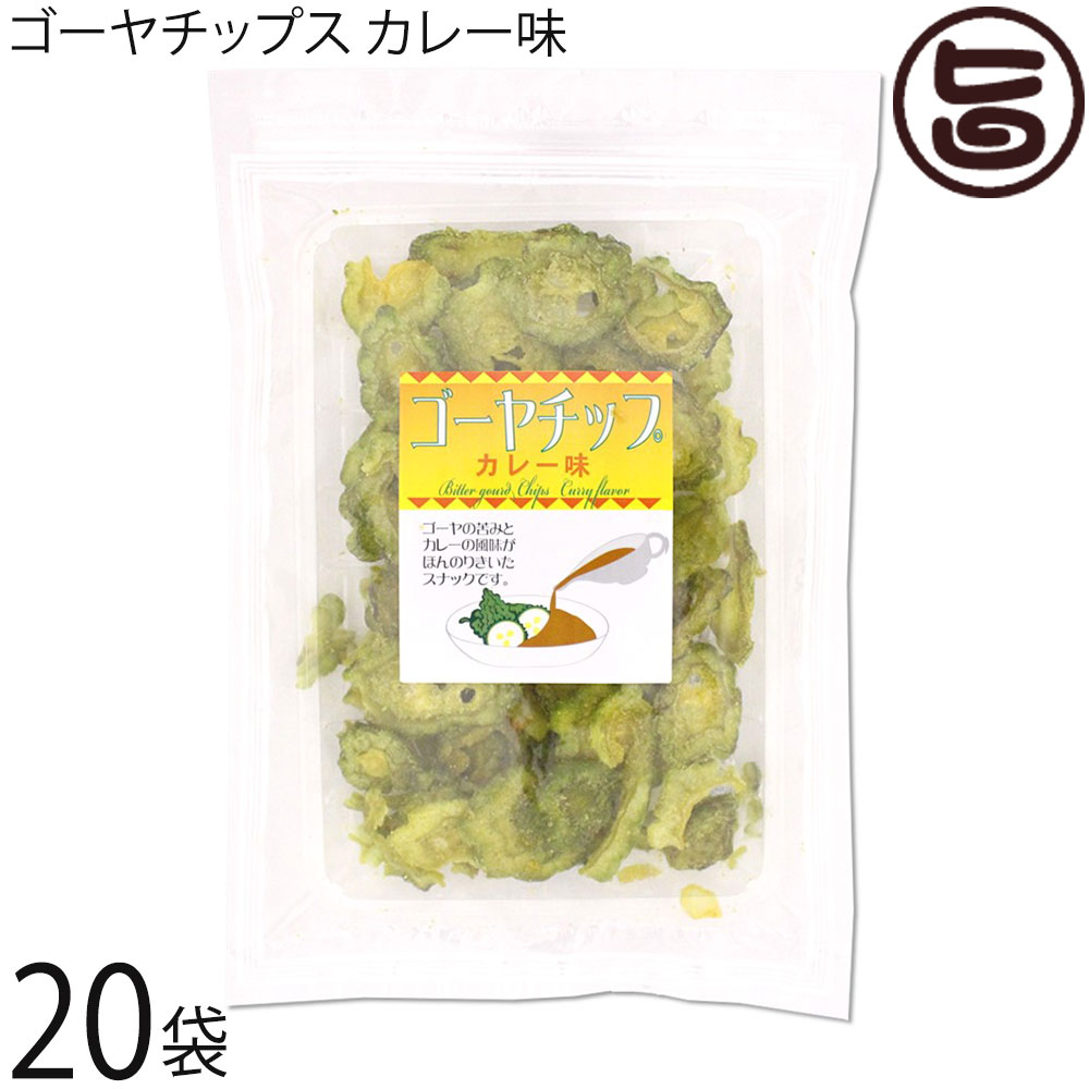 竹商事 ゴーヤチップス カレー味 60g×20袋