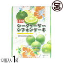 幸栄堂 シークヮーサーシフォンケーキ 小 12粒入×1箱