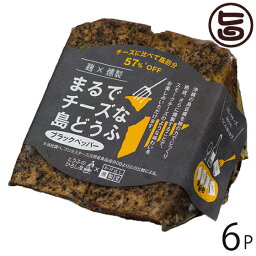 ひろし屋食品 麹×燻製まるでチーズな島どうふ ブラックペッパー 100g×6P 沖縄 土産 島豆腐加工品 沖縄県産豆腐使用 麹 熟成 燻製