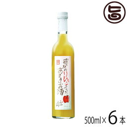 天領酒造 あまぁいりんごのお酒 500ml×6本 岐阜県 土産 リキュール 飛騨産りんごジュース使用