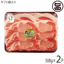 【ギフト】JAおきなわ あぐー ロース しゃぶしゃぶ 500g×2P 沖縄 土産 豚肉 県産ブランド豚あぐー 贈り物 贈答用