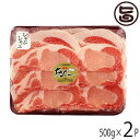 JAおきなわ あぐー ロース しゃぶしゃぶ 500g×2P 沖縄 土産 豚肉 県産ブランド豚あぐー ご自宅用に