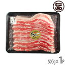 JAおきなわ あぐー 豚バラ しゃぶしゃぶ 500g×1P 沖縄 土産 豚肉 県産ブランド豚あぐー ご自宅用に(4)