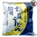 お湯を注ぐだけの 稲庭うどん 4食セット つゆ・かやく付き 稲庭吟祥堂本舗 秋田県 土産 即席うどん ノンフライ乾燥