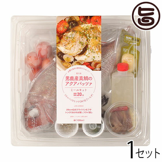 男鹿なび 男鹿産真鯛のアクアパッツァ ミールキット 食材・ 調味料フルセット レシピ付きのサムネイル