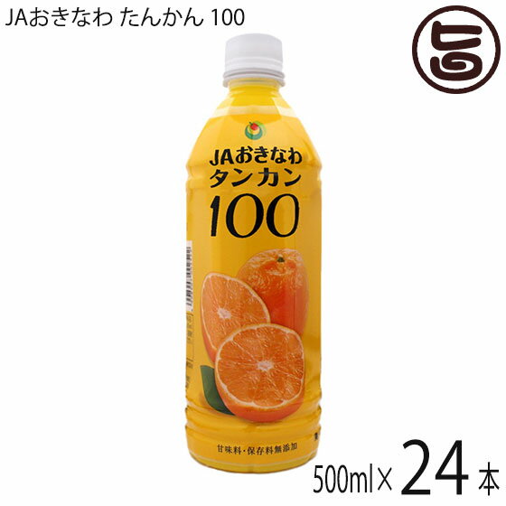 楽天旨いもんハンターJAおきなわ たんかん 100 500ml×24本 沖縄県産タンカン 果汁100％ 柑橘 濃厚 ジュース