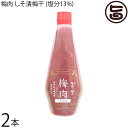 【名称】梅肉ペースト 【内容量】340g×2本 【賞味期限】製造日より3ヶ月 【原材料】梅（紀州産）、漬け原材料[食塩、しそ、醸造酢、りんご酢]、酸味料、（原材料の一部にリンゴを含む。） 【保存方法】直射日光を避け、常温保存。※開封後、要冷蔵（10℃以下） 【お召上がり方】オーソドックスな梅和え、生姜焼きの隠し味や 薄めて、梅肉ソースや、ドレシングとして、 みそ焼きの味噌の代わりに使って、梅肉さっぱり焼など レパートリーが、広がっていく素敵な食材です。【栄養成分表示】エネルギー：20kcal たんぱく質：0.70g 脂質：0.10g 炭水化物：6.50g ナトリウム：5.23g【JANコード】4936489007710 【販売者】株式会社オリーブガーデン（沖縄県国頭郡恩納村） メーカー名 株式会社濱田 原産国名 日本 産地直送 和歌山県 商品説明 契約栽培の紀州産紫蘇を使用し色素や糖類を一切使用せず漬け上げた梅干の「しそ漬梅干」の果肉だけを使い、自社独自の配合調味料でじっくり時間をかけて漬け上げた当社を代表する調味梅干です。使いやすいチューブに詰めました。オリーブオイルや味噌とまぜあわせて料理にひと工夫の味を。宅急便：常温着日指定：〇可能 ギフト：×不可 ※生産者より産地直送のため、他商品と同梱できません。※納品書・領収書は同梱できません。　領収書発行は注文履歴ページから行えます。 記載のない地域は送料無料（送料は個数分で発生します） こちらの商品は一部地域で別途送料のお支払いが発生します。「注文確定後の注文履歴」や当店の件名に[重要]とあるメールでご確認ください。 ＋1,065円 北海道 ＋745円 沖縄 配送不可 離島 ※「配送不可」地域へのご注文はキャンセルとなります。 ※大量注文をご検討のお客様は、ご注文前にお問い合わせください。