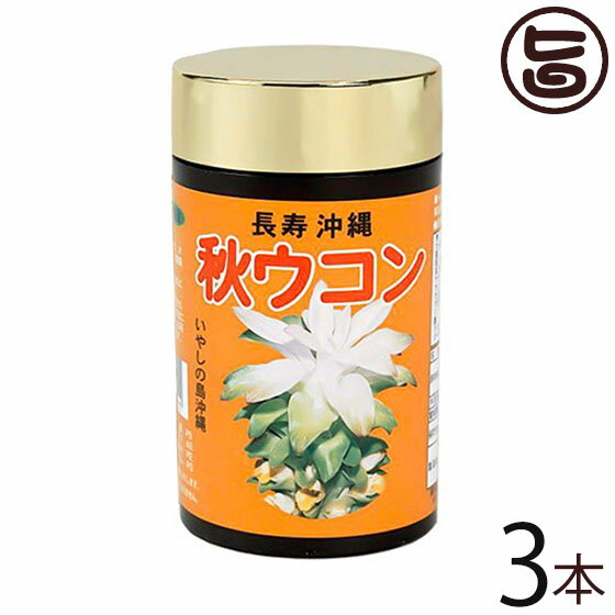 比嘉製茶 秋ウコン粒 100g(約700粒入り)×3本 沖縄 土産 人気 サプリ 栄養補助食品 うっちん 鬱金