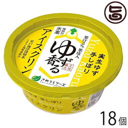 さめうらフーズ ゆず香るアイスクリン カップ 150ml×18個 高知県 四国 デザート 懐かしい ご当地アイス 冬アイス