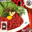 ギフト フジチク 国産馬刺しユッケ 50g×10P ユッケのたれ付 熊本県 土産 人気 馬肉 低カロリー 低脂質 ご自宅用に 贈り物に