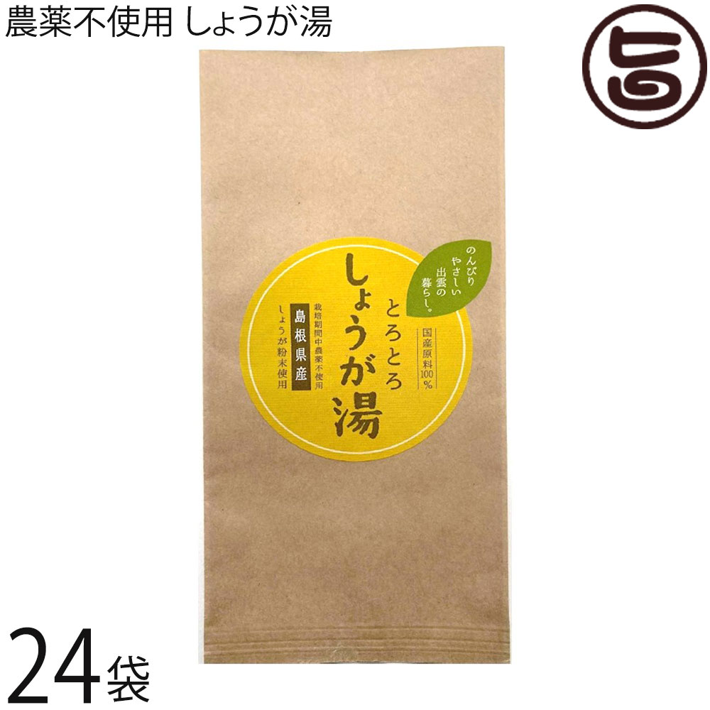 茶三代一 農薬不使用 しょうが湯 15g×5p×24袋