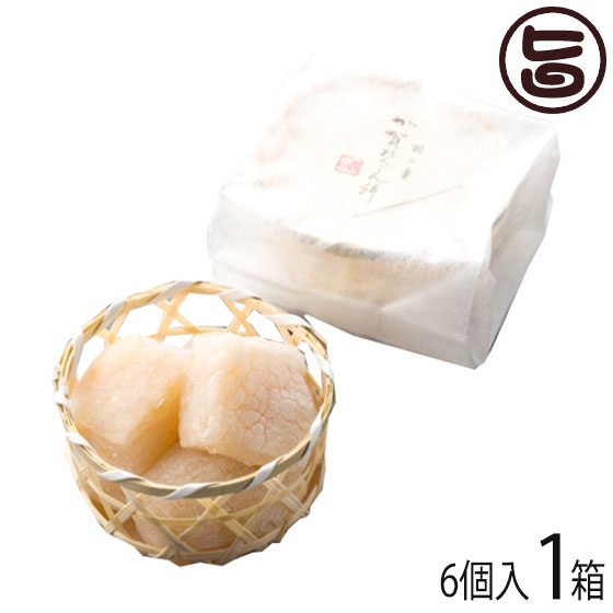 越山商店 越山甘清堂 羽二重 加賀れんこん餠 6個入 石川県 土産 和菓子 生菓子のサムネイル