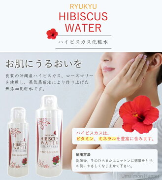 沖縄ウコン販売 ハイビスカス化粧水 100ml×5本 沖縄 土産 人気 化粧水 沖縄産ハイビスカス ローズマリーを使用 無添加 送料無料