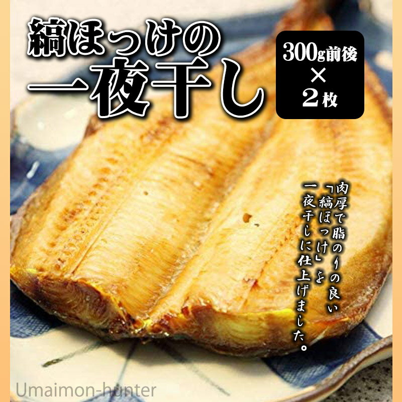 株式会社はるか 縞ほっけの一夜干し 300g前後×2枚 北海道 土産 人気 お取り寄せ 惣菜 つまみ 宅飲み