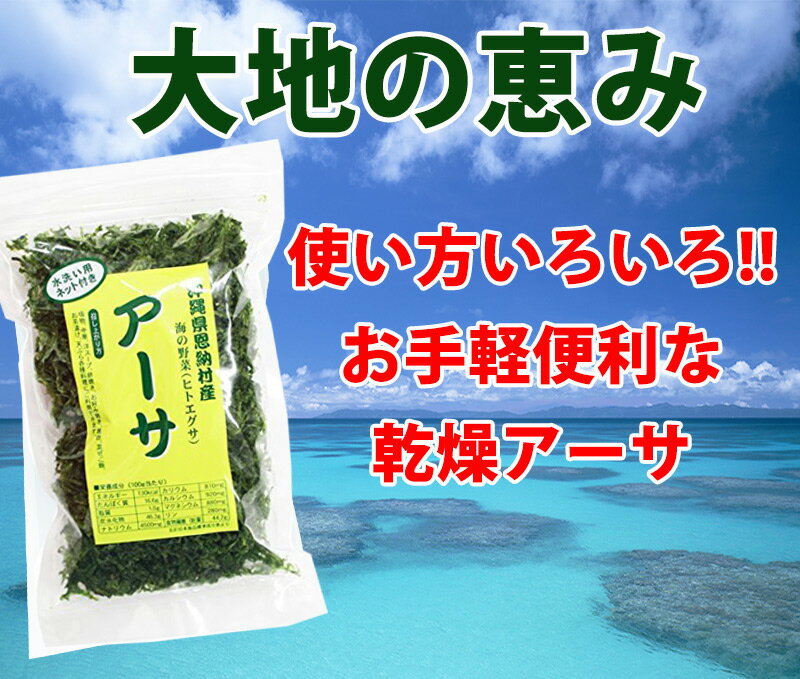 沖縄県恩納村産 海の野菜 アーサ 25g×10袋 沖縄土産 沖縄 土産 人気 海藻 料理