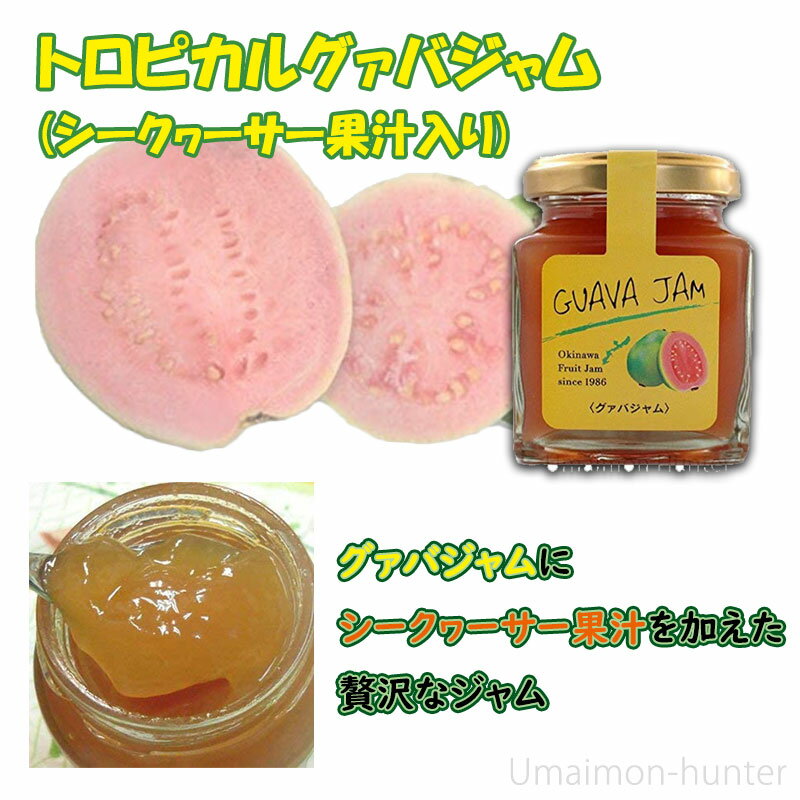 沖縄農園 トロピカルジャム グァバ 140g×12瓶 沖縄 土産 ミックスジャム 甘さ控えめの爽やかな風味 パンやヨーグルト、お菓子作りやドレッシングに