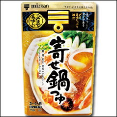 ミツカン　〆まで美味しい　寄せ鍋つゆストレートタイプ750g（3〜4人前）×1袋