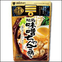 ミツカン　〆まで美味しい　地鶏味噌ちゃんこ鍋つゆストレートタイプ750g（3〜4人前）×1袋