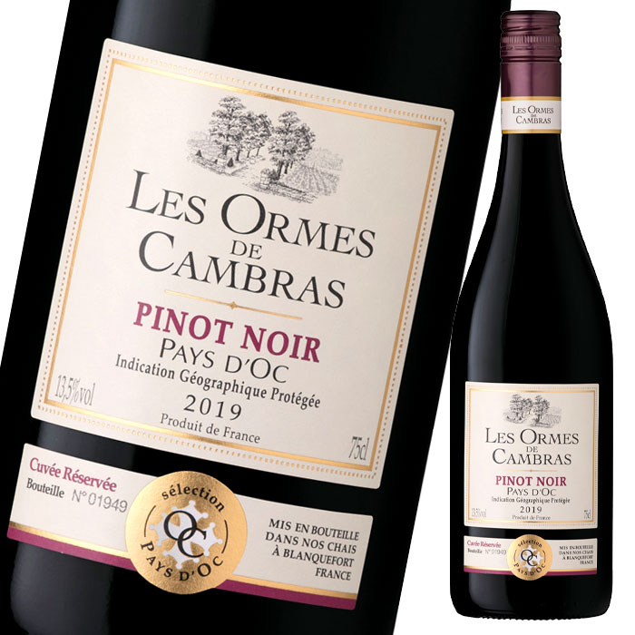 レゾルム ド カンブラス ピノ ノワール750ml瓶×2ケース（全24本） 送料無料