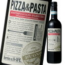 PIZZA＆PASTA モンテプルチアーノ ダブルッツオ 赤750ml瓶×1ケース（全6本） 送料無料