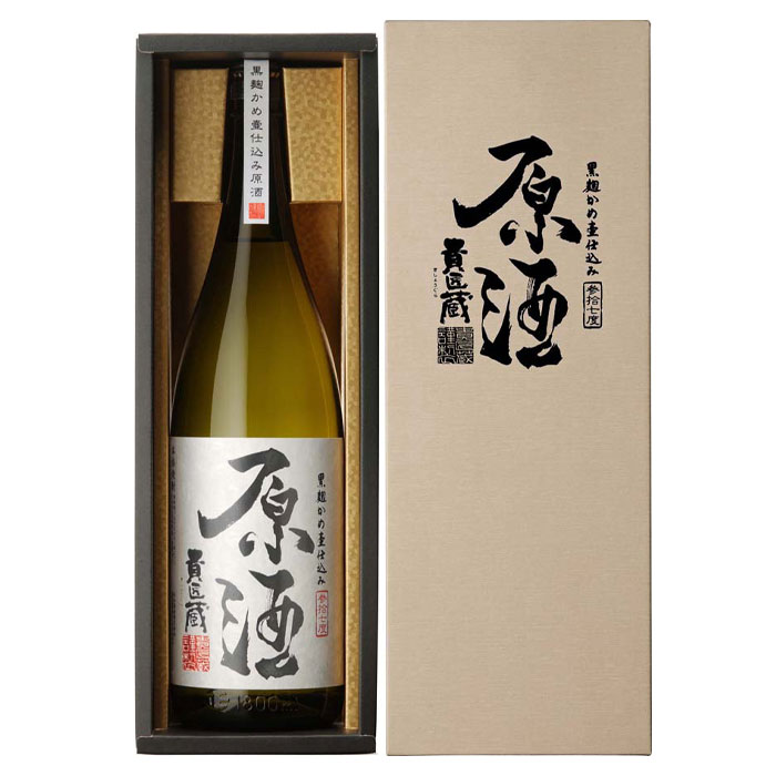 本坊酒造 37度原酒貴匠蔵（化粧箱入）1.8L瓶×2ケース（全12本） 送料無料