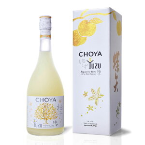 チョーヤ 梅酒 CHOYA YUZU750ml瓶×1ケース（全6本） 送料無料