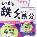 チチヤス LLしっかり鉄分125ml 紙パック ×4ケース（全48本） 送料無料