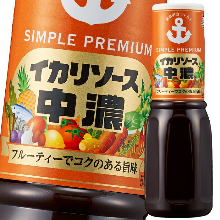 イカリソース 中濃ソース500ml×2ケース（全40本） 送料無料