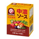 ブルドックソース ブルドック 中濃ソース お弁当用（10g×10袋）×2ケース（全80本） 送料無料