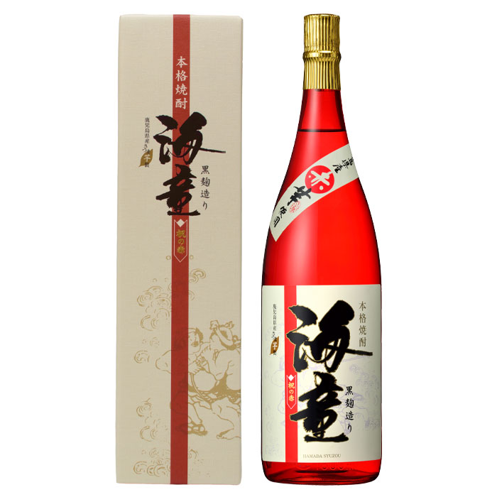濱田酒造 25度 海童祝の赤（箱付）1.8L瓶×1ケース（全6本） 送料無料
