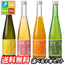 滋賀県 福井弥平商店 和の果のしずく4種類から選べる選り取り500ml×3本セット 送料無料