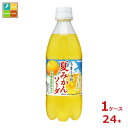 楽天近江うまいもん屋サンガリア うましゅわ 夏みかんソーダ500ml×1ケース（全24本）新商品 新発売 送料無料