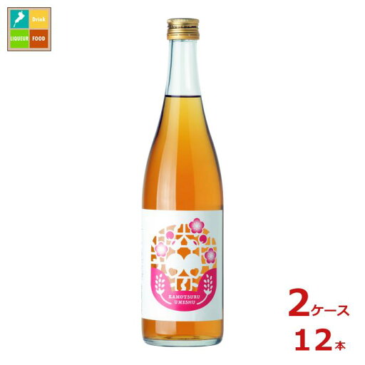 賀茂鶴 純米酒仕込み梅酒720ml×2ケース(全12本)送料無料 賀茂鶴 純米酒仕込み梅酒720ml×2ケース(全12本)送料無料