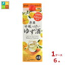 清洲桜醸造 楽園 ゆず酒900ml紙パック×1ケース(全6本)送料無料