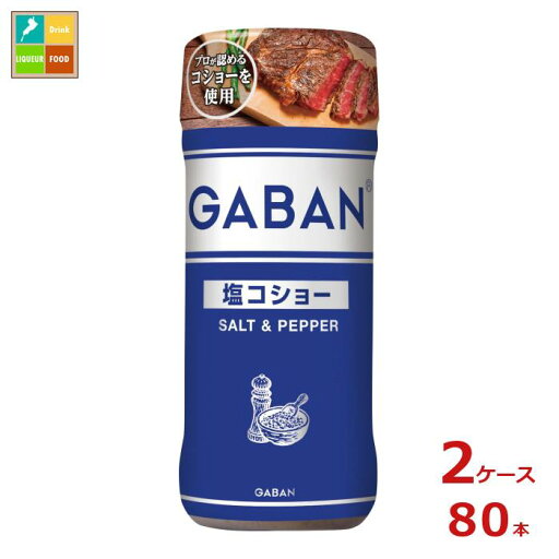先着限りクーポン付 ハウス ギャバン 塩コショー120g×2ケース(全80本) 送料無料【co】 先着限りクーポン付 ハウス ギャバン 塩コショー120g×2ケース(全80本) 送料無料【co】