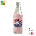 南山鉱泉所 イチゴソーダ220g瓶×2ケース(全48本)送料無料