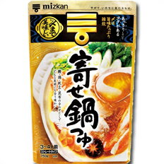 ミツカン　〆まで美味しい　寄せ鍋つゆストレートタイプ750g（3〜4人前）×1ケース（全12袋）