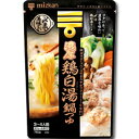 ミツカン　〆まで美味しい　濃厚鶏白湯鍋つゆストレートタイプ750g（3〜4人前）×1袋