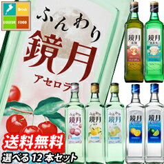 サントリー ふんわり鏡月700ml 1本単位で選べる12本セット【選り取り】 送料無料