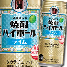 宝酒造 焼酎ハイボール ライム500ml缶×1ケース(全24本) 送料無料