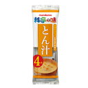 マルコメ 生みそ汁 料亭の味 とん汁4食入袋×1ケース（全48本） 送料無料