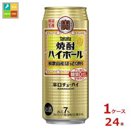 宝酒造 タカラ 焼酎ハイボール 和歌山産はっさく割り 500ml缶×1ケース（全24本） 送料無料