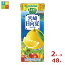 カゴメ 野菜生活100 宮崎日向夏ミックス195ml×2ケース（全48本） 送料無料