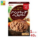 先着限りクーポン付 ハウス ハンバーグヘルパー92g箱×1ケース(全40本) 送料無料【co】